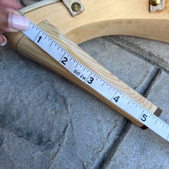 Fendi Wooden Platform Heels Sandals; Size 36 (US 6) - Picture 7 of 12